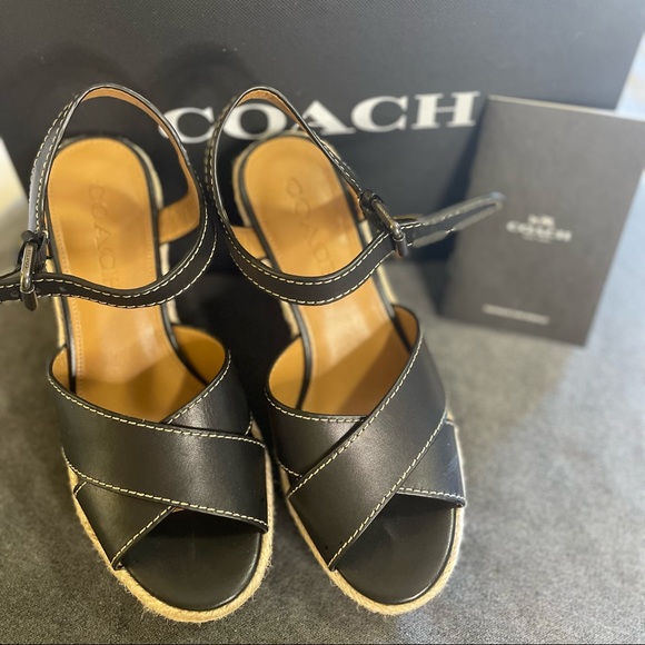 Wedges black and jeans . - Picture 3 of 6